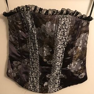 Jessica McClintock Collection Zipper Corset Top 4